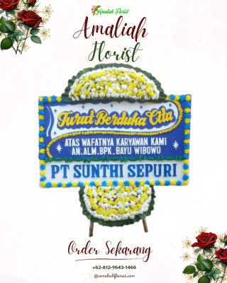 Papan Bunga Duka di Mintaragen