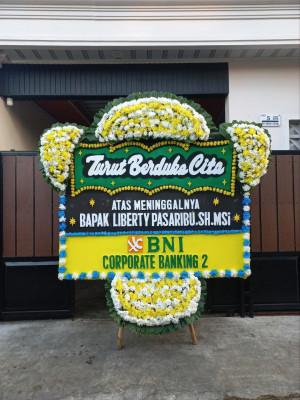 Papan Bunga Duka di Mintaragen
