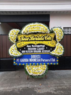 Papan Bunga Duka di Mintaragen