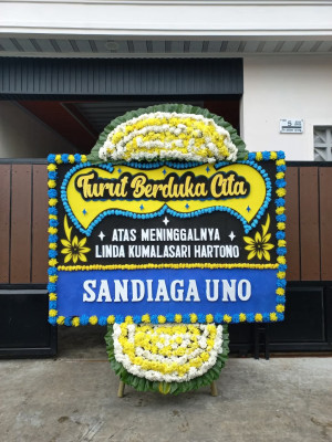 Papan Bunga Duka di Mintaragen